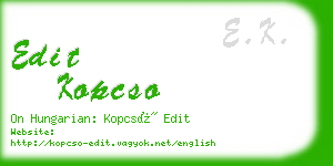 edit kopcso business card